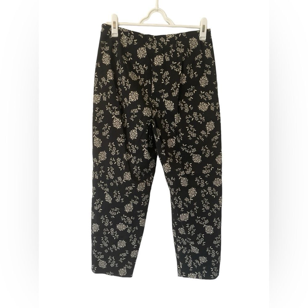 Talbots Stretch Floral‎ Pant, Size 12 Petite